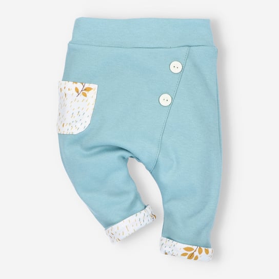 Spodnie niemowlęce GIRAFFE z bawełny organicznej dla dziewczynki-98 NINI