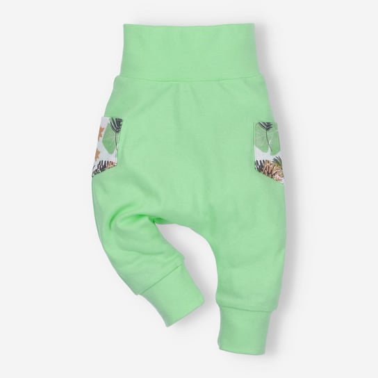 Spodnie niemowlęce LION z bawełny organicznej dla chłopca -68 Inna marka