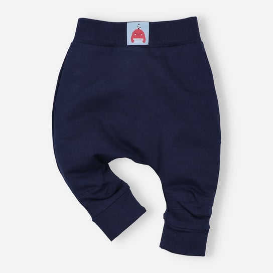 Spodnie niemowlęce MONSTERS z bawełny organicznej dla chłopca-62 NINI