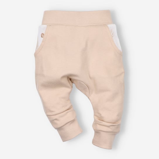 Spodnie niemowlęce TURTLES z bawełny organicznej dla chłopca-56 NINI