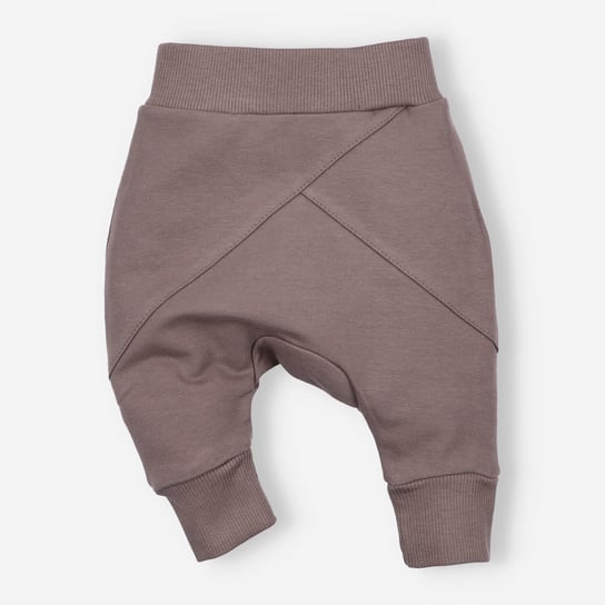 Spodnie niemowlęce ZEBRA z bawełny organicznej dla chłopca-56 NINI