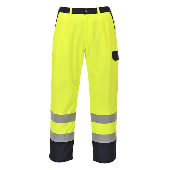 Spodnie ostrzegawcze PORTWEST [FR92] Żółty XL Portwest