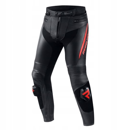 SPODNIE SKÓRZANE REBELHORN FIGHTER BLACK/FLO RED 56 Inna marka