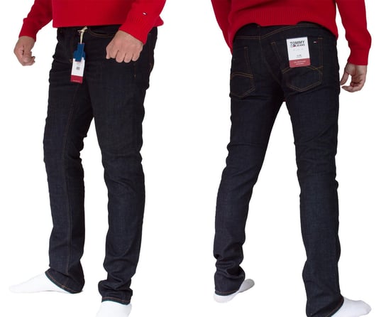 Spodnie  Tommy Hilfiger Scanton biodrówki jeans granatowy W31 L36 Tommy Hilfiger
