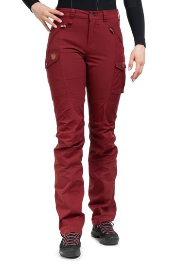 Spodnie Trekkingowe Fjallraven Nikka Curved Women-347 - Bordeaux Red 42_XL Fjallraven