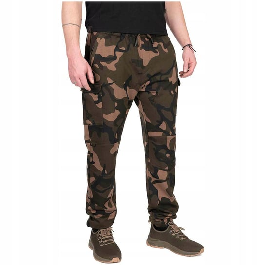 SPODNIE WĘDKARSKIE JOGGERY DRESOWE FOX LW CAMO JOGGERS R. L Fox