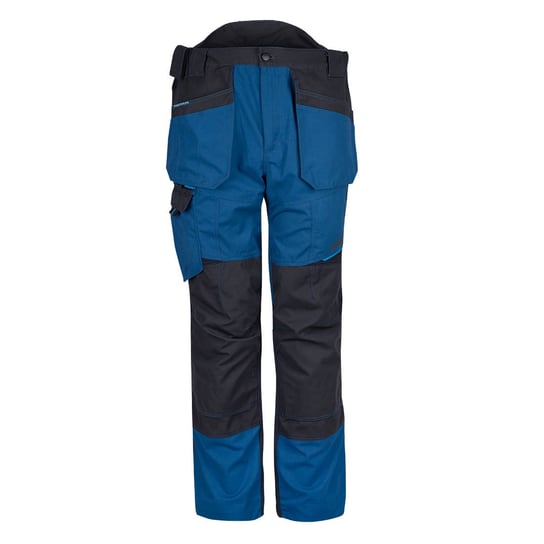 Spodnie z kieszeniami kaburowymi WX3 Niebieski 46 Portwest