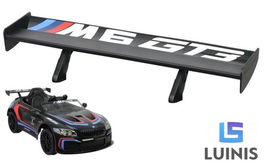 Spoiler do pojazdu na akumulator BMW M6 GT3 Lean Toys