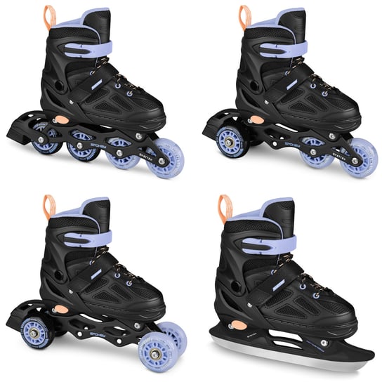 Spokey Łyżworolki QUATTRO regulowane 38-41 4IN1 Spokey