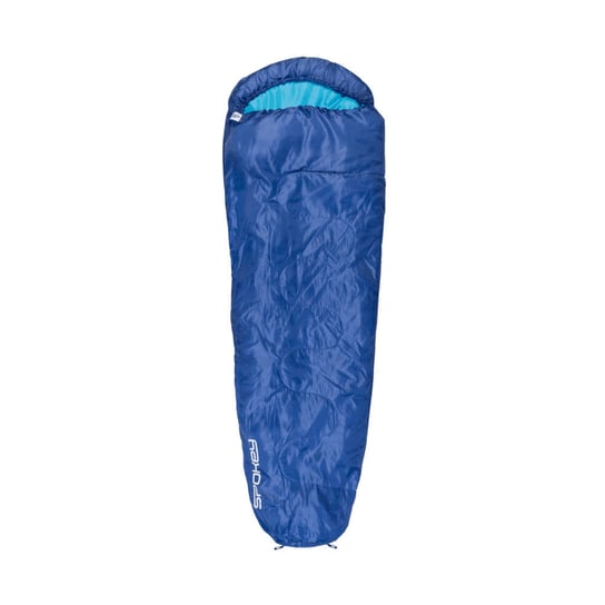 Spokey, Śpiwór mumia, Globtrotter, niebieski, 220x85x50 cm Spokey