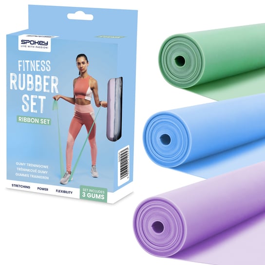 Spokey Zestaw taśma gum RIBBON SET X3 V3 Spokey