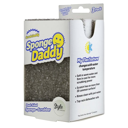 Sponge Daddy Magiczna Gąbka Grey 3Pack Inna marka