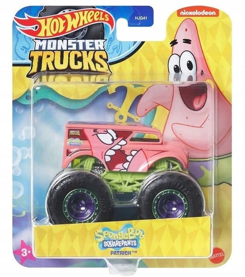 spongebob kanciastoporty patryk patric auto hot wheels truck figurka Mattel