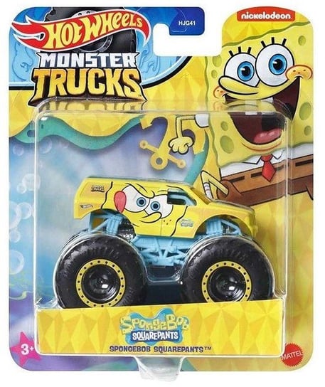 spongebob kanciastoporty squarepants auto hot wheels truck figurka Mattel