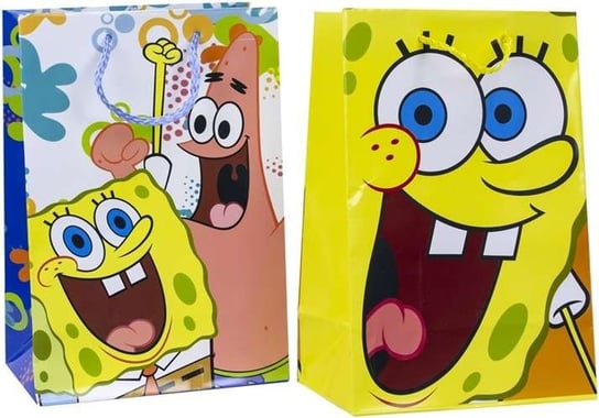 Spongebob, Torba pakowanie na prezent, 23x16x9 cm Dino Toys