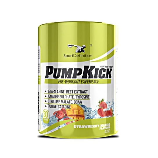 Sport Definition, Suplement diety, Pump Kick, nektarynka + pomarańcza, 453 g Sport Definition