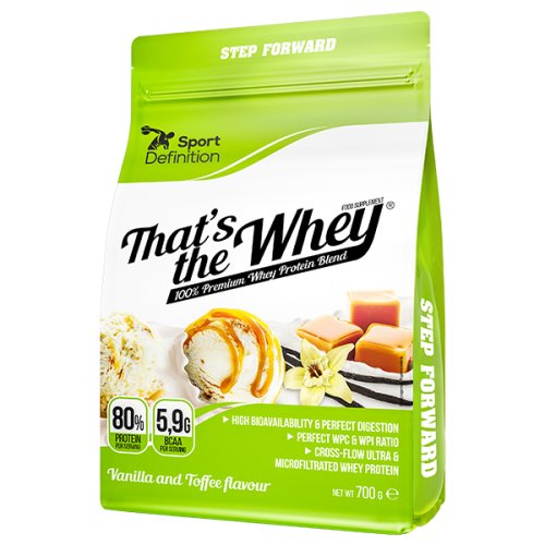 SPORT DEFINITION, Thats The Whey, wanilia- toffi, 700 g Sport Definition