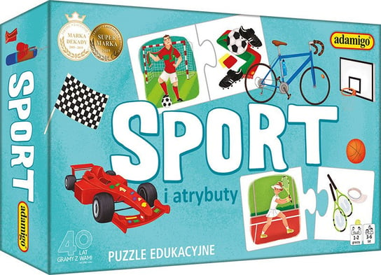 Sport I Atrybuty - Puzzle, gra, Adamigo Adamigo