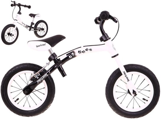 Sport Trike, rowerek biegowy Boomerang, biały Sport Trike