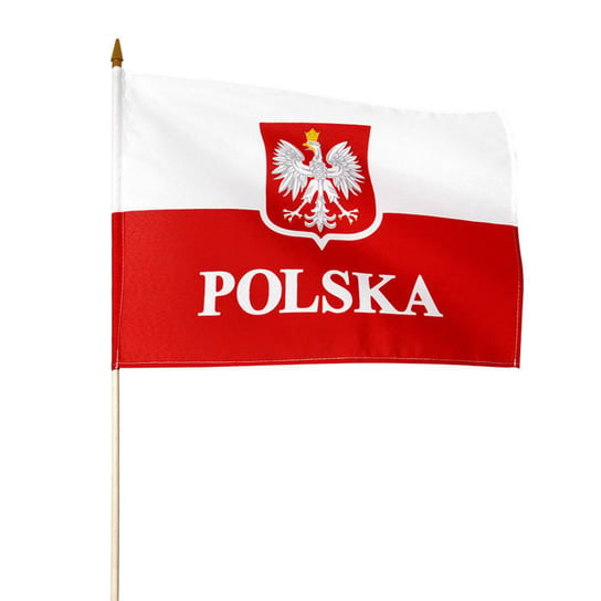 Sportech, Flaga polska z uchwytem, 30x40 cm Sportech