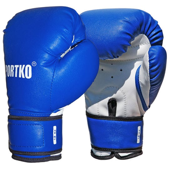 SportKO, Rękawice bokserskie PD2, niebieski, 12 uncji SportKO