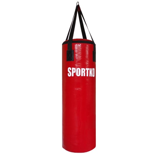 SportKO, Worek bokserski Classic MP3, 32x85 cm, czerwony SportKO