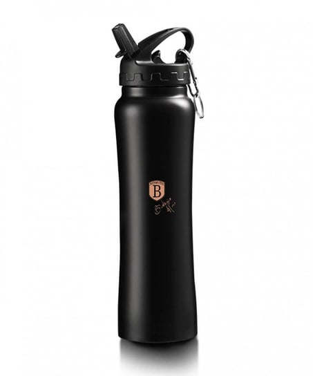 Sportowa butelka termiczna Berlinger Haus Black Rose, czarny, różowe złoto, 0,5L, , BH/7498 Berlinger Haus