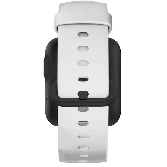 Sportowa opaska na nadgarstek Xiaomi Watch i Mi Watch Lite Silikonowa miękka w dotyku biała Avizar