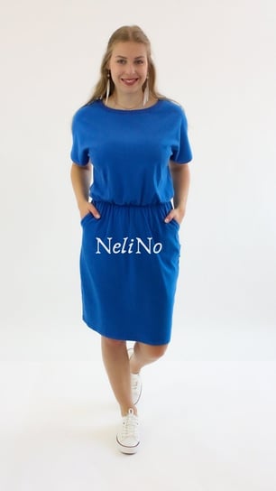 Sportowa sukienka Meg Niebieska L/XL Nelino