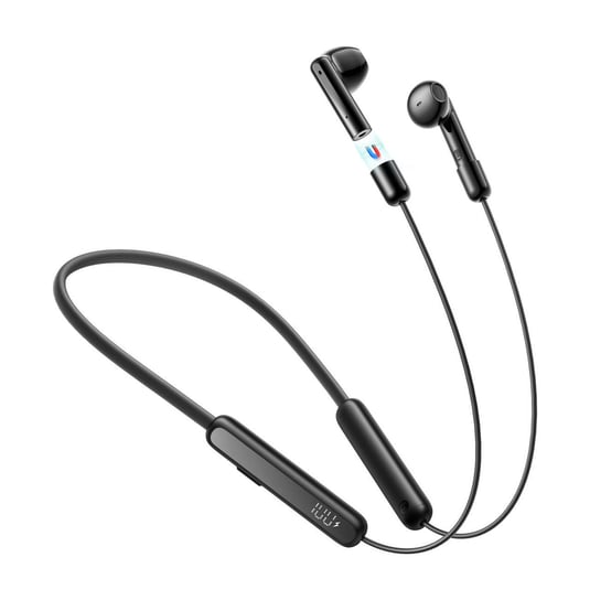 Sportowe bezprzewodowe słuchawki typu neckband Joyroom DS1 - czarne JoyRoom