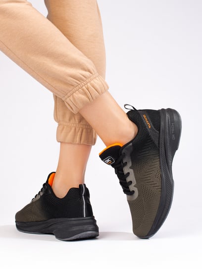Sportowe buty tekstylne damskie czarne DK-37 DK