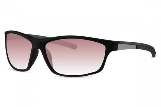 sportowe okulary słoneczne unisex kat.2 czarno-brązowe (CWI5004) TWM