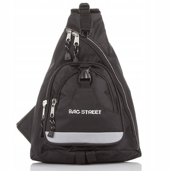 Sportowy plecak na jedno ramię 4033 czarny Bag Street
