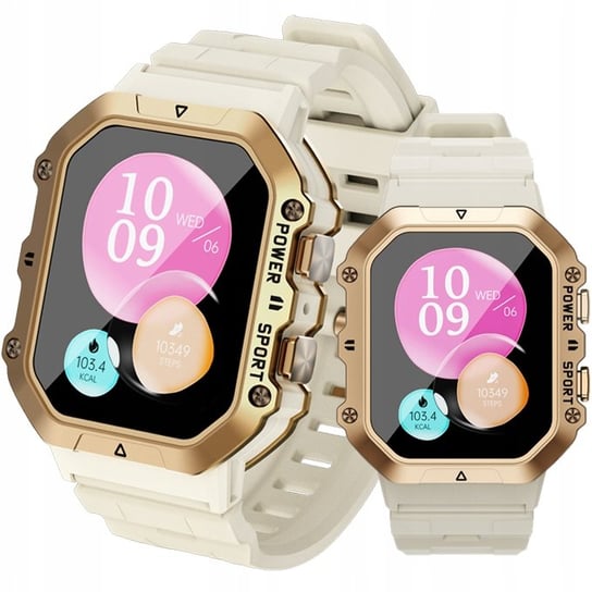 Sportowy Smartwatch damski zegarek Wodoodporny polskie menu rozmowy Amoled JG Smart JG Smart