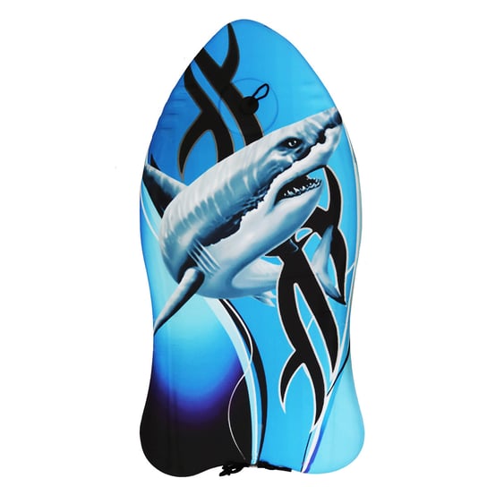 SportVida, Deska do pływania profilowana, Rekin, niebiesko-granatowa, 92x43 cm SportVida