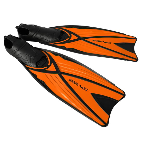 SportVida, Płetwy kaloszowe długie pomarańczowo-czarne, rozmiar 42-43 SportVida
