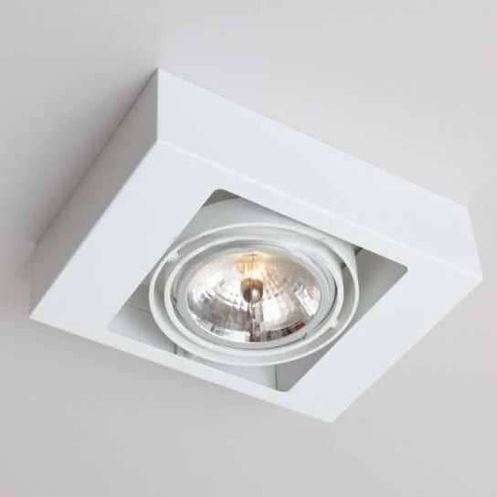 Spot LAMPA sufitowa KOGA 7115 Shilo natynkowa OPRAWA prostokątna metalowa do łazienki biała Shilo