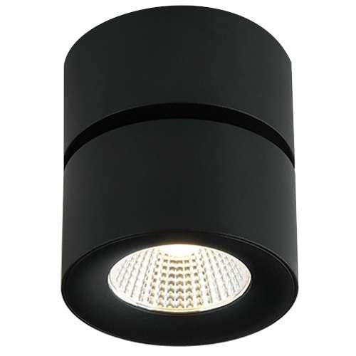 Spot LAMPA sufitowa Mone Nero Orlicki Design tuba OPRAWA metalowa LED 7W 3000K natynkowa czarna Orlicki Design