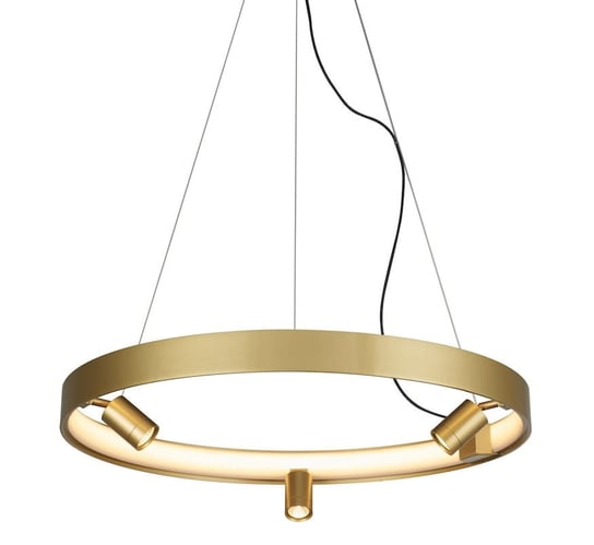 Spotring nowoczesna lampa pierścień LED 60cm złoty Iluminar