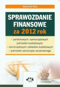 Sprawozdanie finansowe za 2012 rok Rup Wojciech