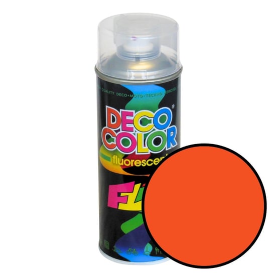 Spray 400ml fluorescencyjny pomarańcz Deco Color 14330 Deco Color