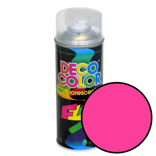 Spray 400ml fluorescencyjny różowy Deco Color 14340 Deco Color