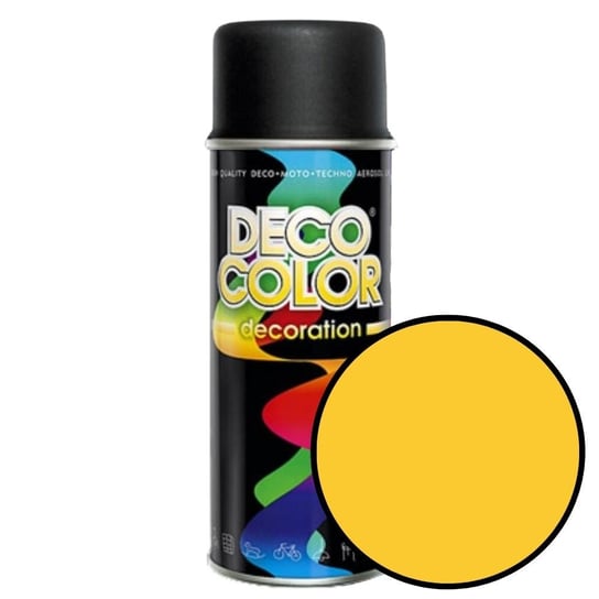 Spray 400ml RAL 1018 żółty cynkowy połysk Decoration Deco Color 10010 Deco Color