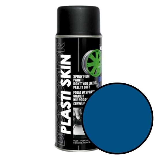 Spray 400ml RAL 5005 niebieski mat folia elastyczna Plasti Skin Deco Color 17400 Deco Color