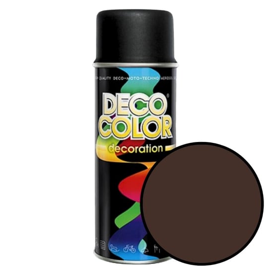 Spray 400ml RAL 8017 brązowy czekolada połysk Decoration Deco Color 10131 Deco Color