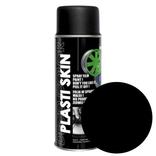 Spray 400Ml Ral 9005 Czarny Mat Folia Elastyczna Plasti Skin Deco Color 17600 Deco Color