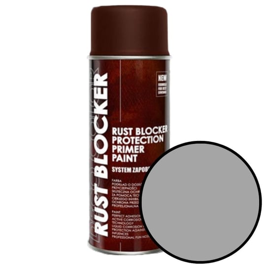 Spray 400ml RAL 9006 srebrny 4w1 na rdzę Rust Blocker Deco Color 18900 Deco Color