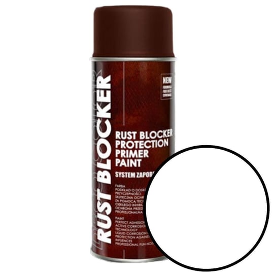 Spray 400ml RAL 9010 biały 4w1 na rdzę Rust Blocker Deco Color 18950 Deco Color