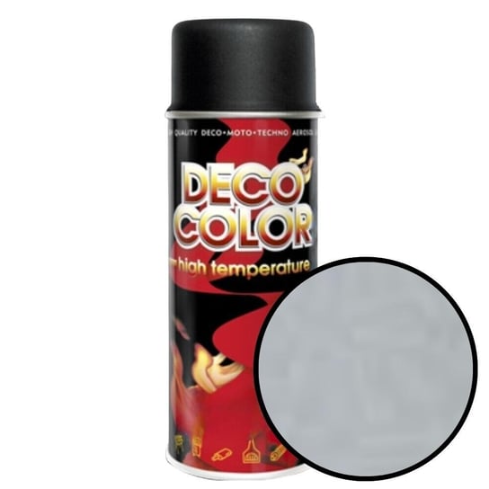 Spray 400ml wysokotemperaturowy 650°C aluminium Deco Color 13290 Deco Color