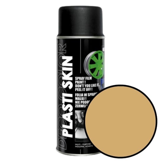 Spray 400ml złoty mat folia elastyczna Plasti Skin Deco Color 17900 Deco Color